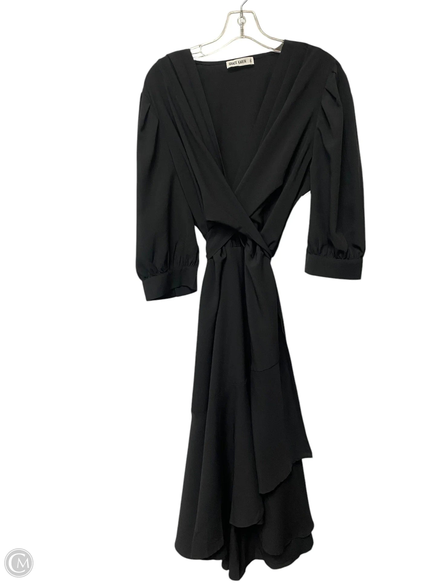 Dress Casual Midi By Grace Karin In Black, Size: 2x