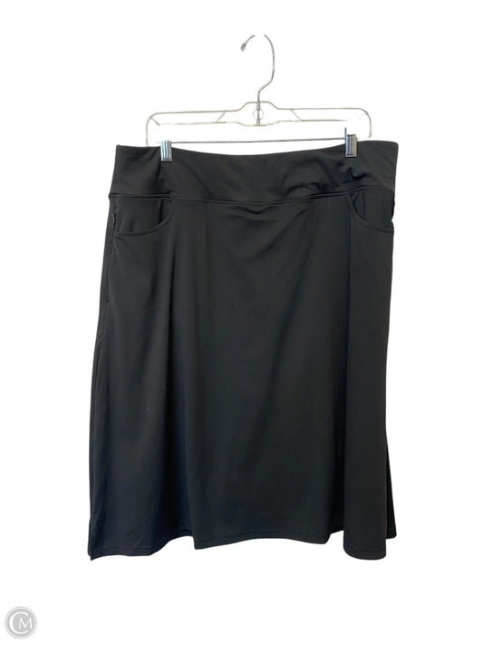 Athletic Skort By Clothes Mentor In Black, Size: 3x