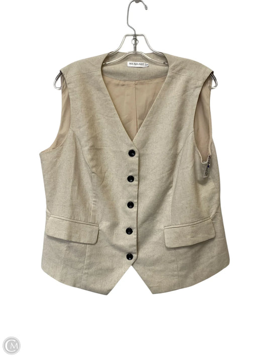 Vest Other By Clothes Mentor In Tan, Size: 18