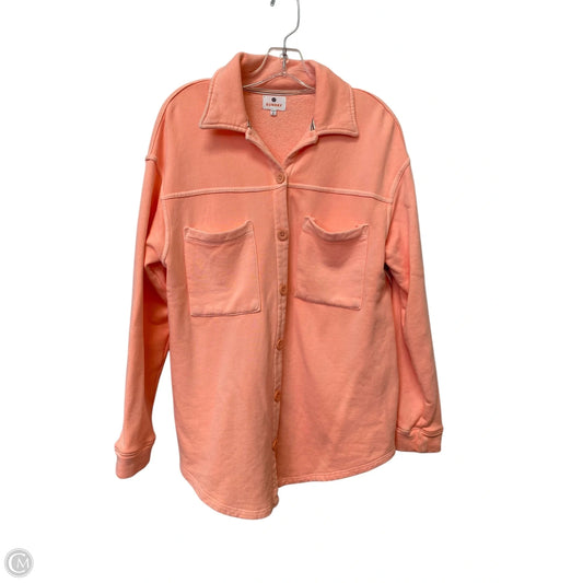 Jacket Shirt By Sundry In Pink, Size: 0