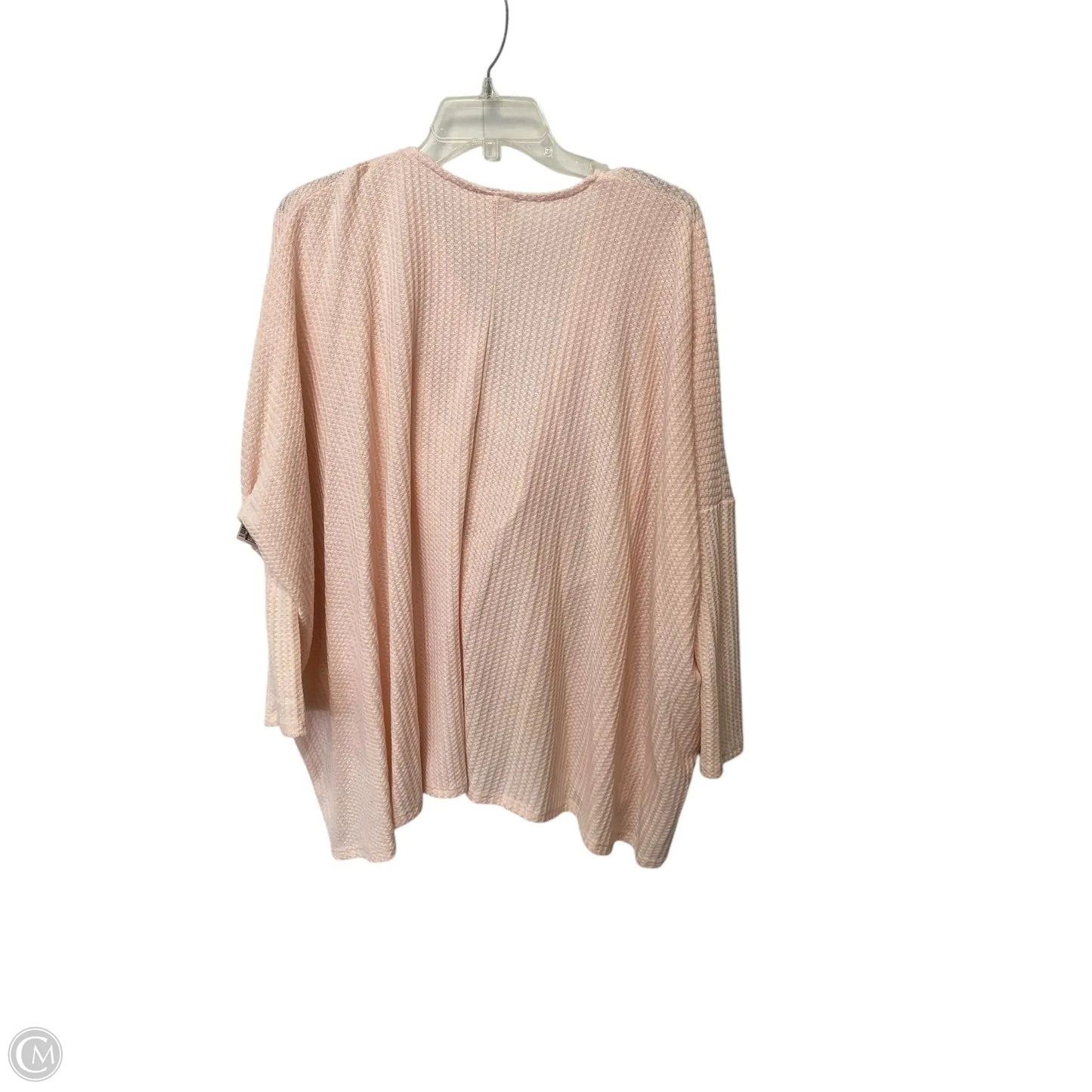 Top Long Sleeve By Stylus In Pink, Size: L