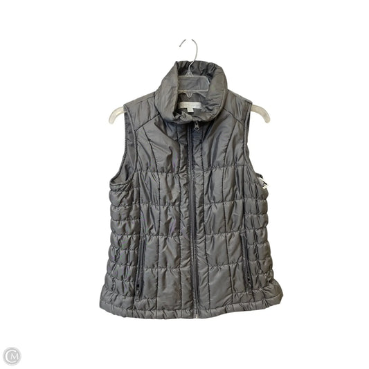 Vest Puffer & Quilted By New York And Co In Grey, Size: M