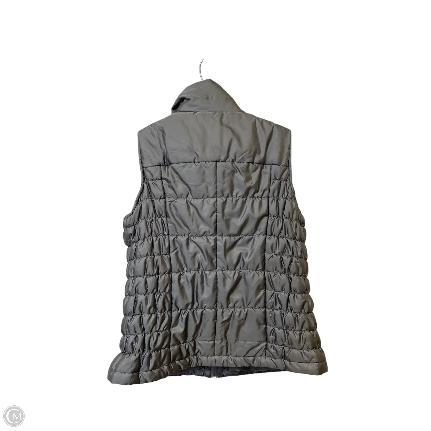 Vest Puffer & Quilted By New York And Co In Grey, Size: M