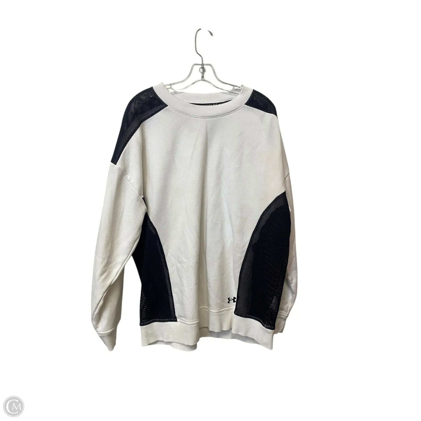 Sweatshirt Crewneck By Under Armour In White, Size: L