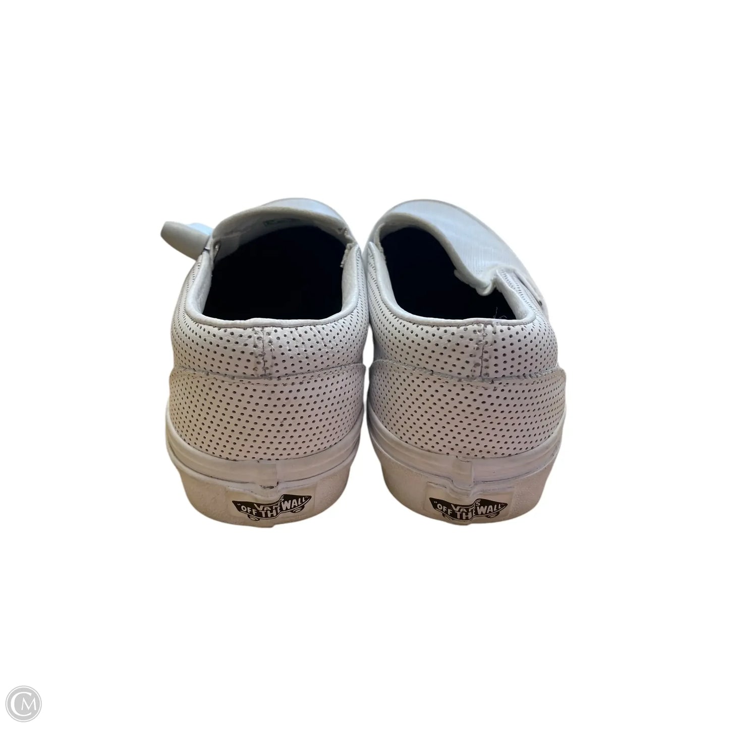 Shoes Flats By Vans In White, Size: 7