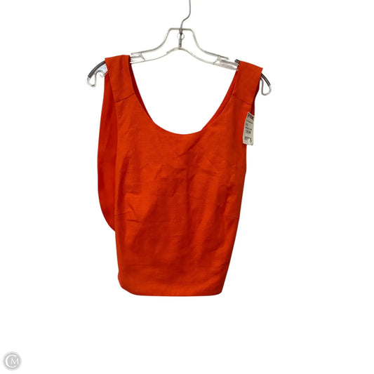 Top Sleeveless By Clothes Mentor In Orange, Size: M