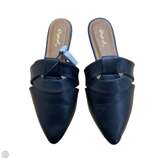 Shoes Flats By Qupid In Black, Size: 6