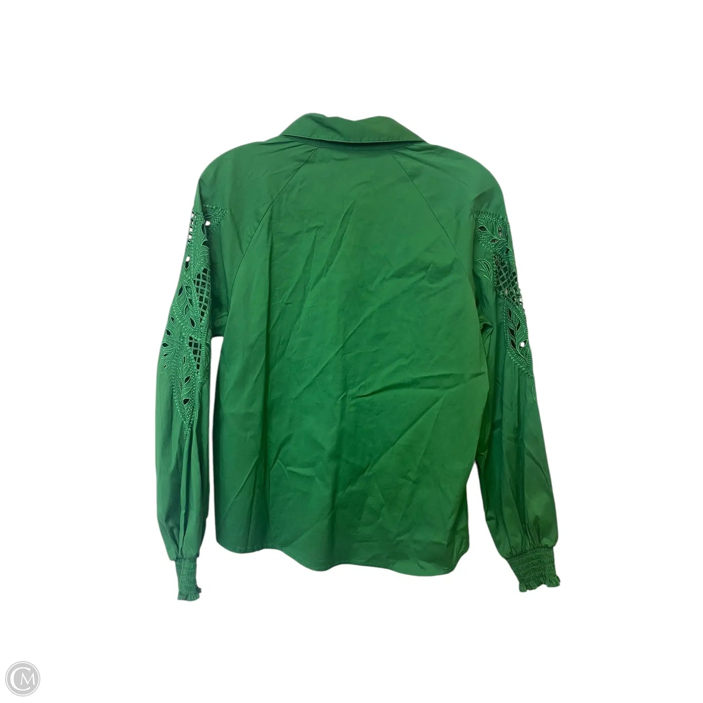 Top Long Sleeve By White House Black Market In Green, Size: 6