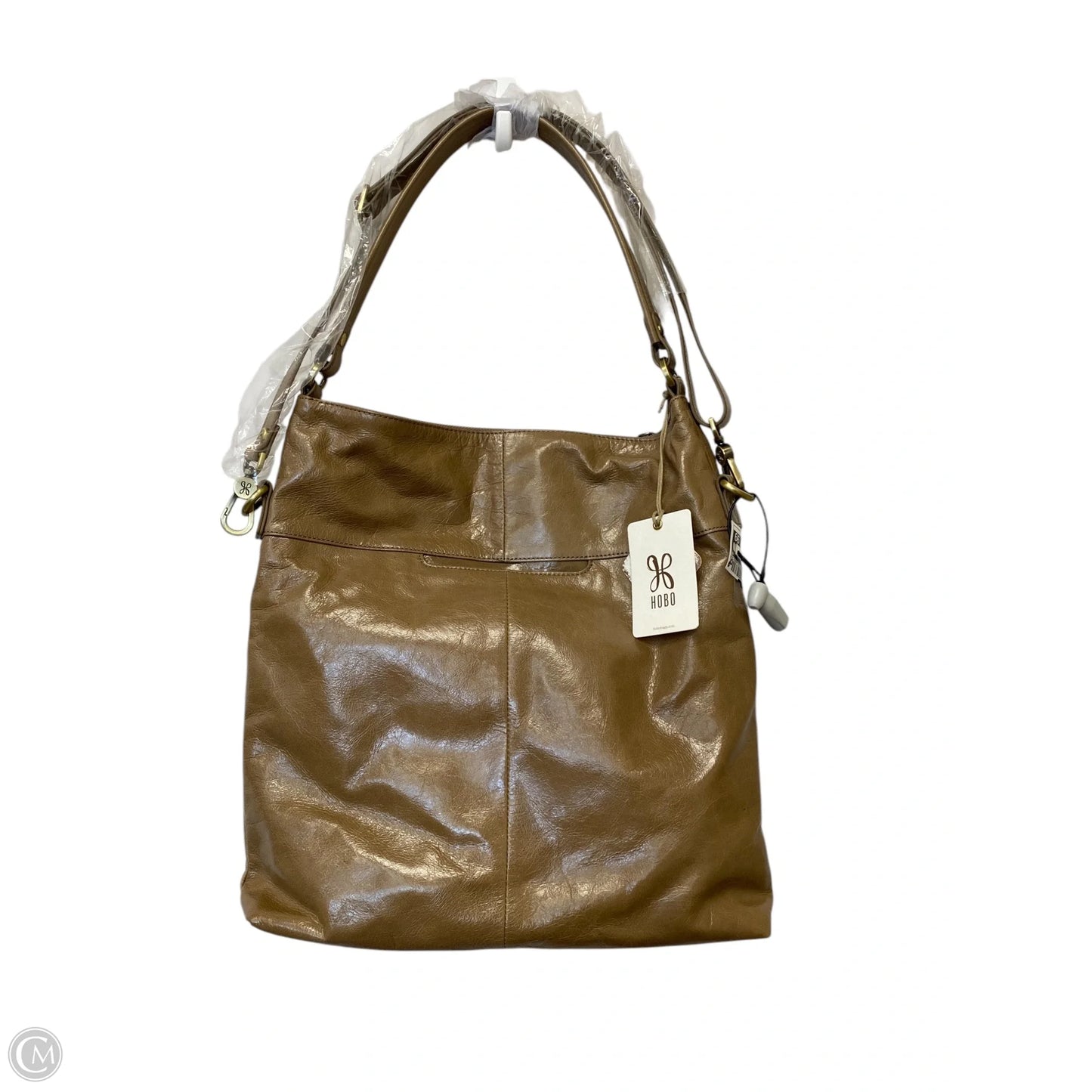 Handbag Leather By Hobo Intl, Size: Large