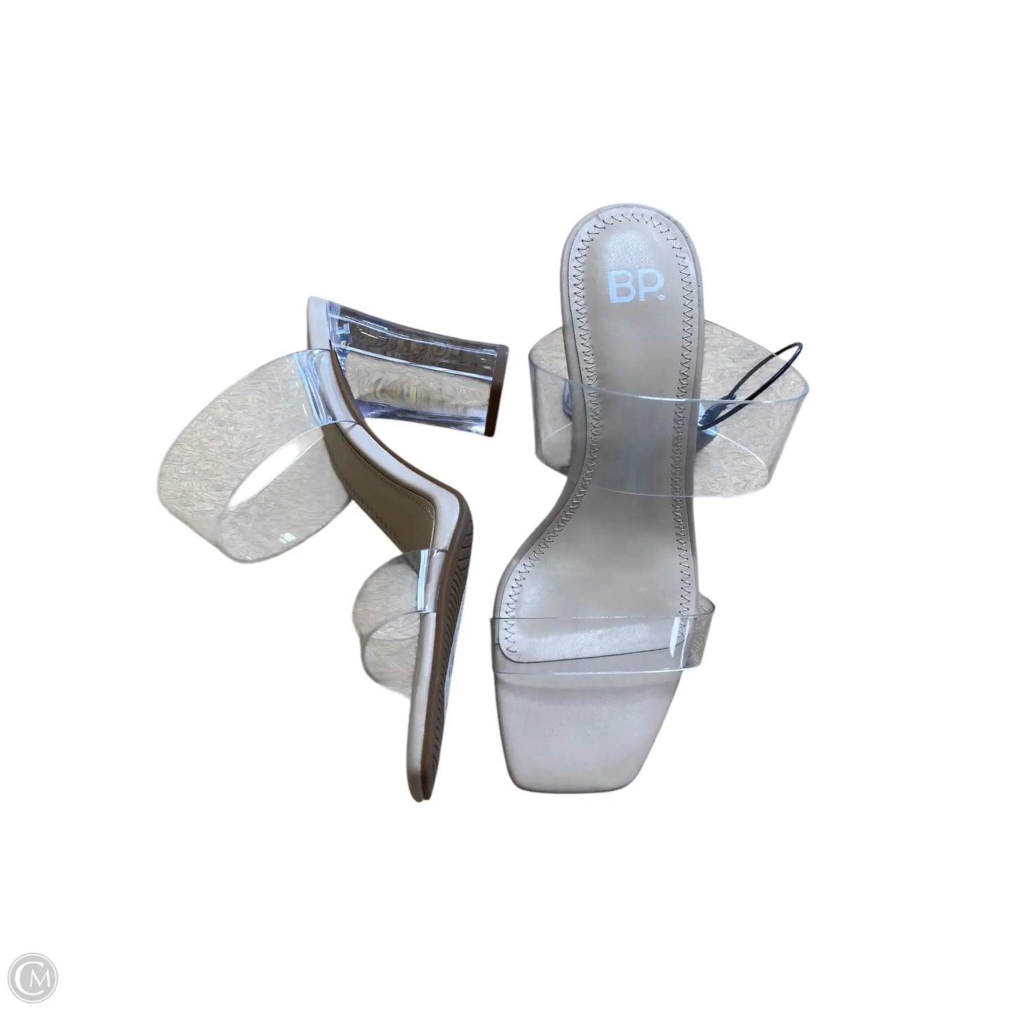 Shoes Heels Block By Bp In Clear, Size: 5.5