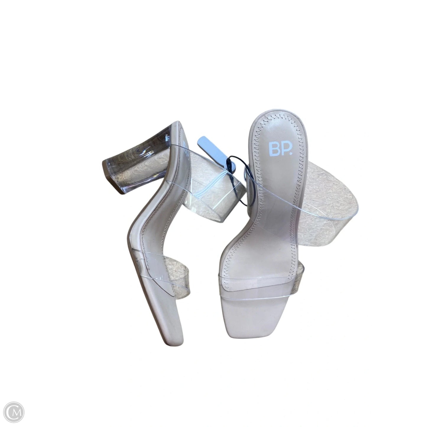 Shoes Heels Block By Bp In Clear, Size: 5.5