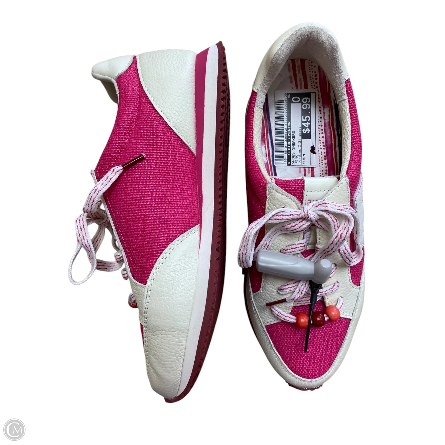 Shoes Sneakers By Clothes Mentor In Pink, Size: 7