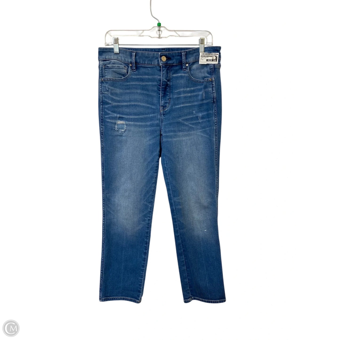 Jeans Straight By White House Black Market In Blue Denim, Size: 8