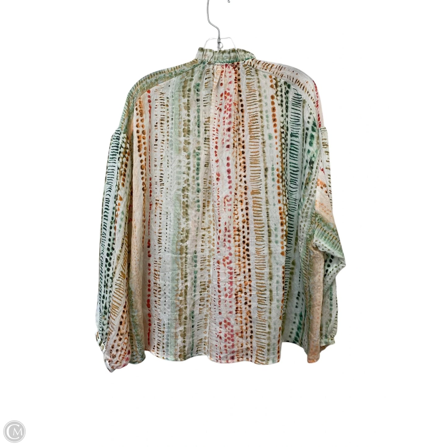 Top Long Sleeve By Clothes Mentor In Multi-colored, Size: L