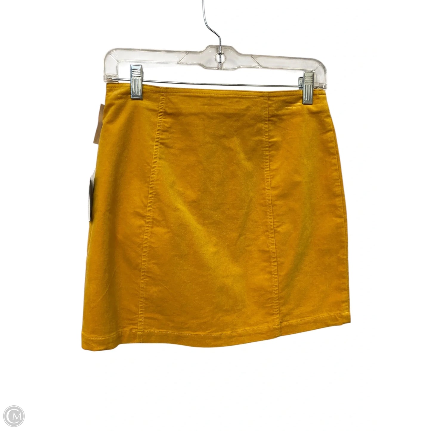 Skirt Mini & Short By Forever 21 In Yellow, Size: M