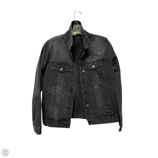 Jacket Denim By Wishlist In Black Denim, Size: M