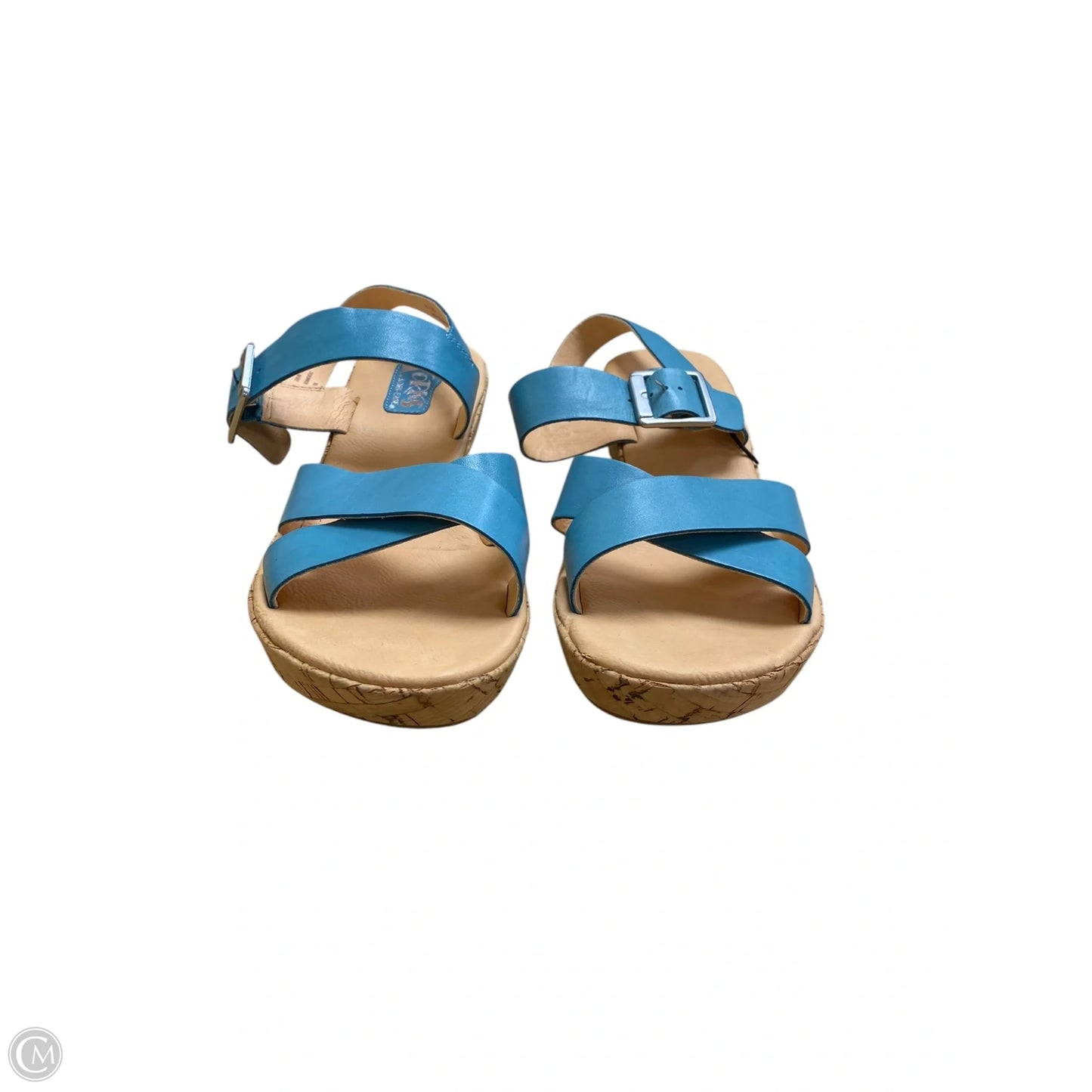 Sandals Flats By Korks In Blue, Size: 8