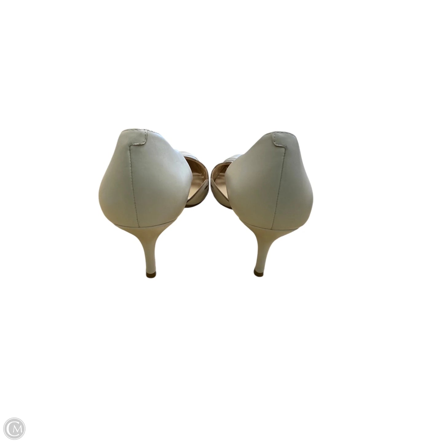 Shoes Heels Kitten By Nine West In Cream, Size: 8