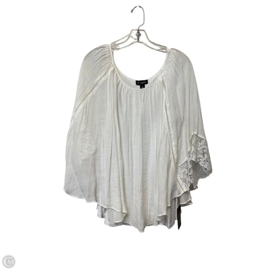 Top Short Sleeve By In Studio In White, Size: 3x