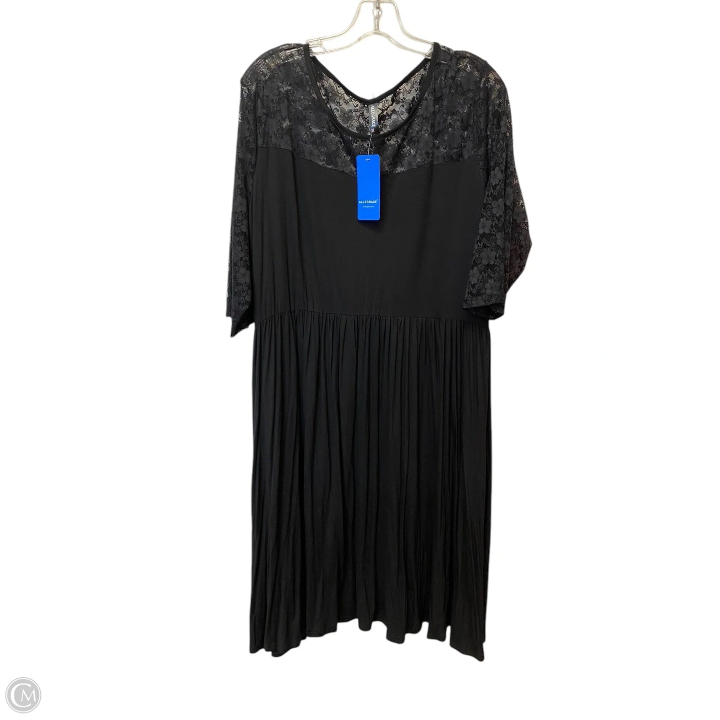 Dress Casual Midi By Clothes Mentor In Black, Size: 3x