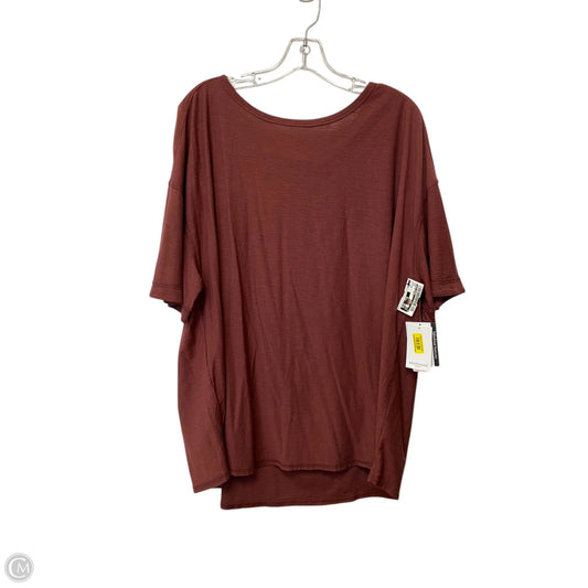 Top Short Sleeve Basic By West Bound In Red, Size: 3x