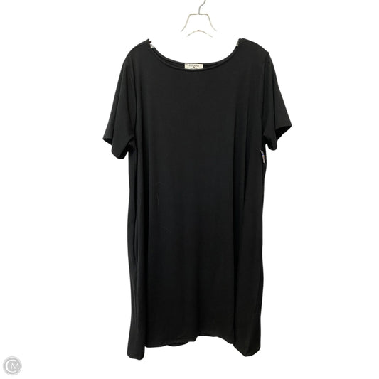 Dress Casual Midi By Zenana Outfitters In Black, Size: 3x