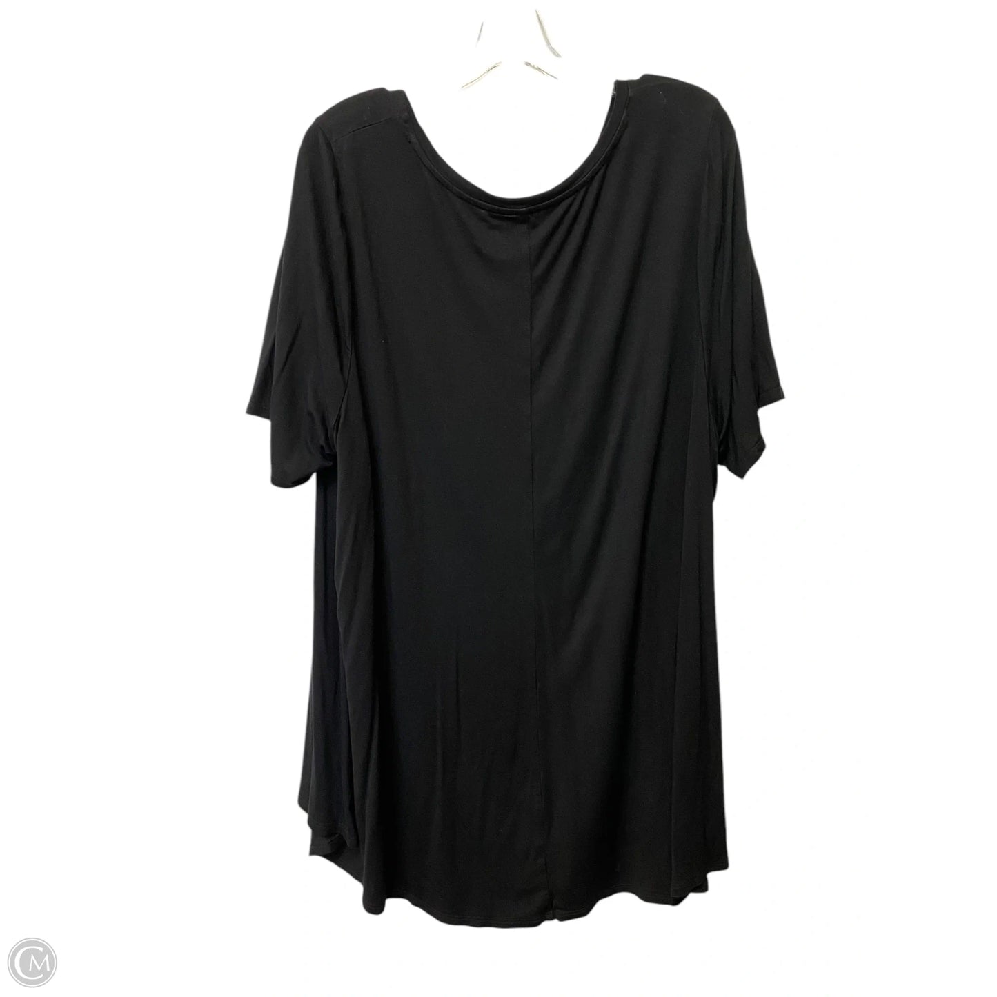 Top Short Sleeve Basic By Lane Bryant In Black, Size: 22