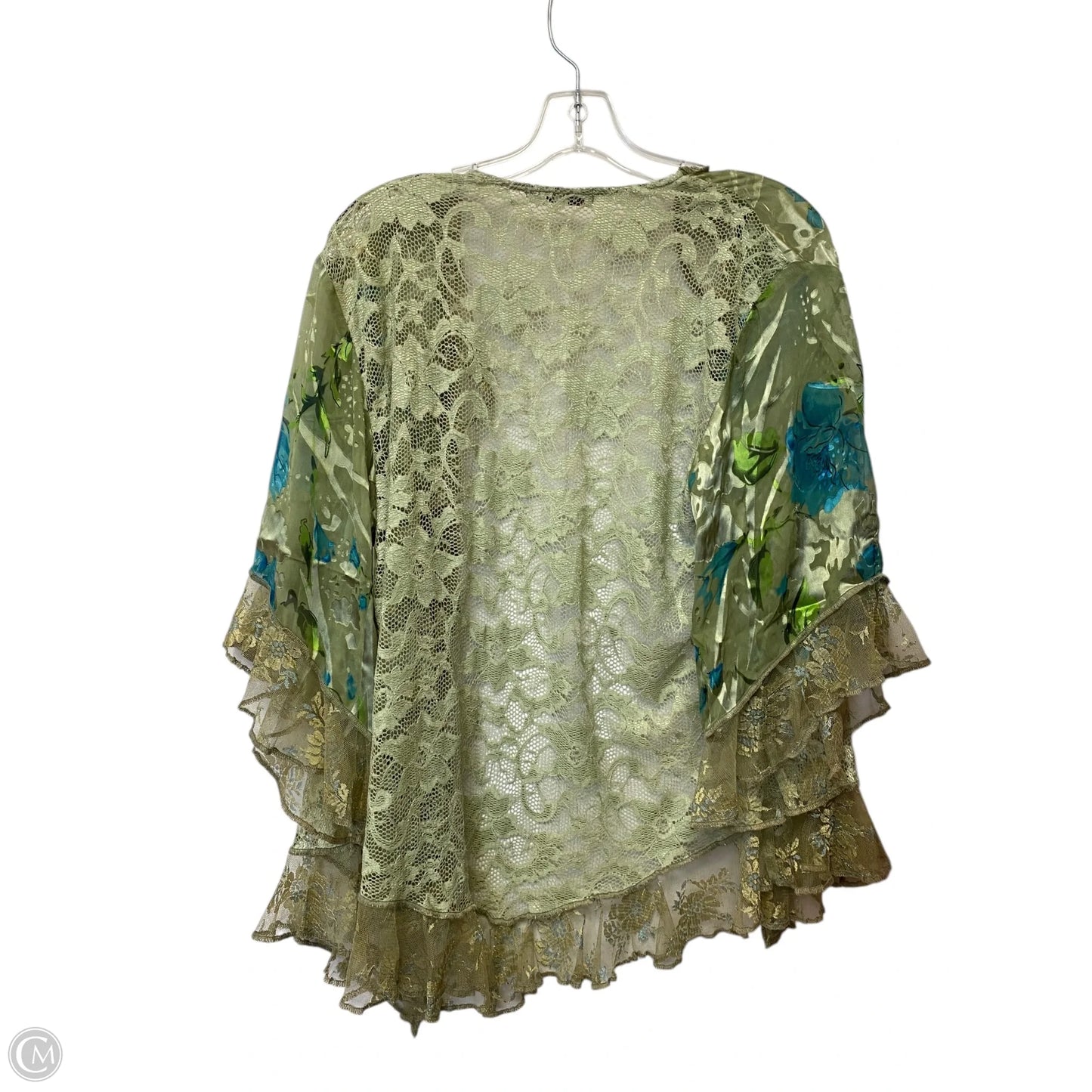 Shawl By Clothes Mentor In Green, Size: Xl