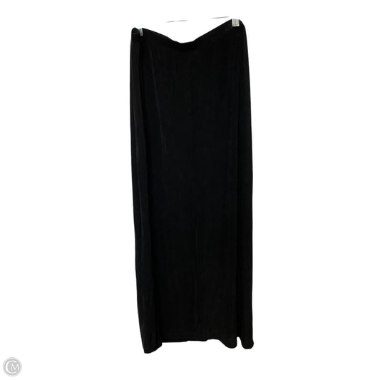 Skirt Maxi By Clothes Mentor In Black, Size: Xl