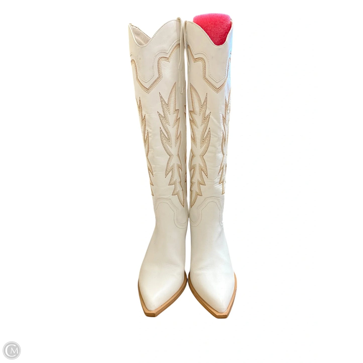 Boots Western By Clothes Mentor In White, Size: 7