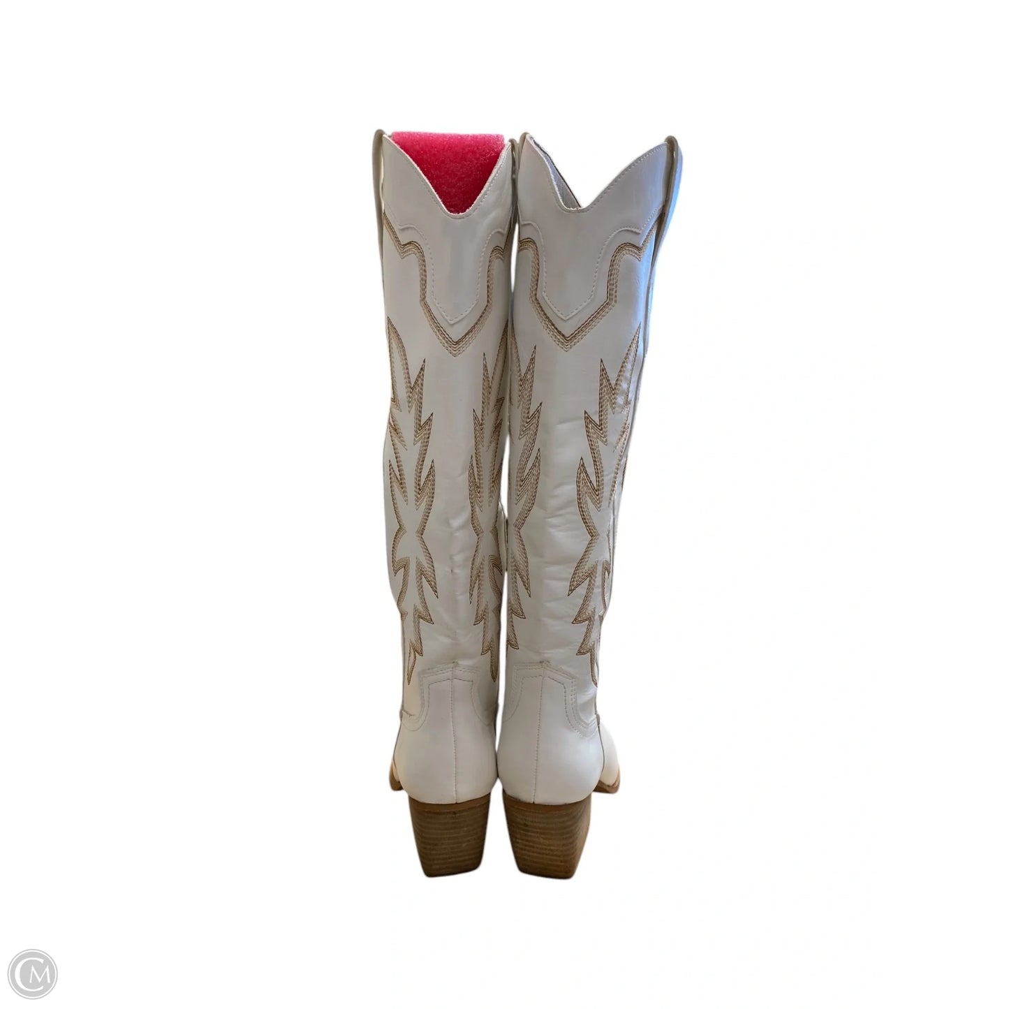 Boots Western By Clothes Mentor In White, Size: 7