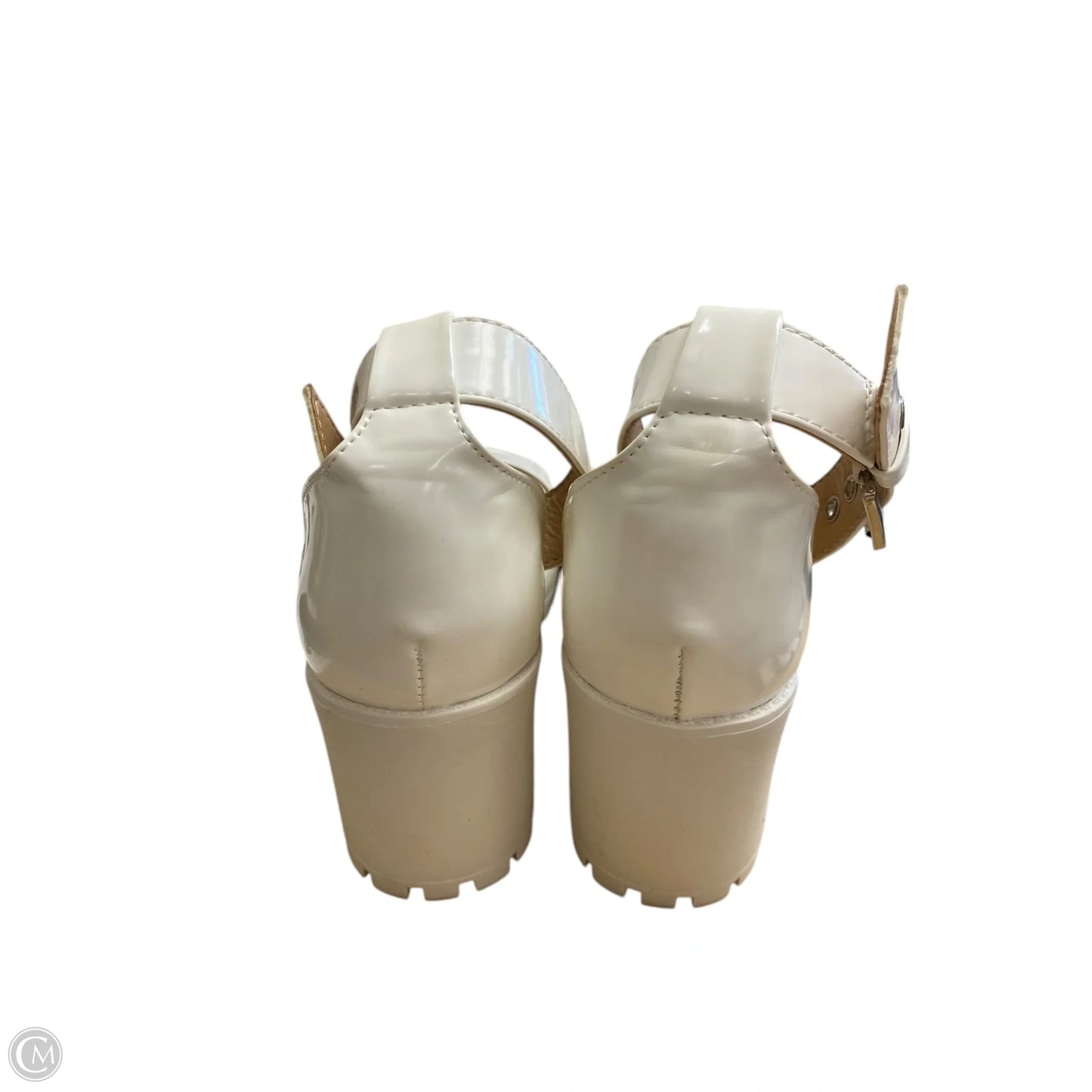 Shoes Heels Block By Nasty Gal In White, Size: 6