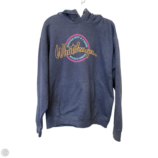 Sweatshirt Hoodie By Clothes Mentor In Blue, Size: M