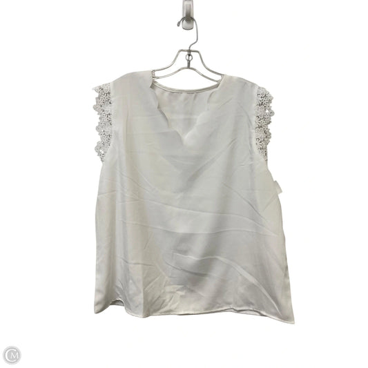 Top Sleeveless By Cme In White, Size: Xxl