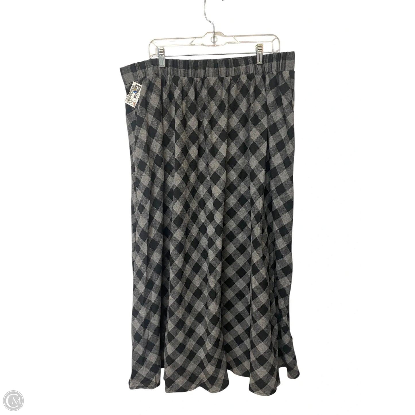 Skirt Maxi By Clothes Mentor In Black, Size: 3x