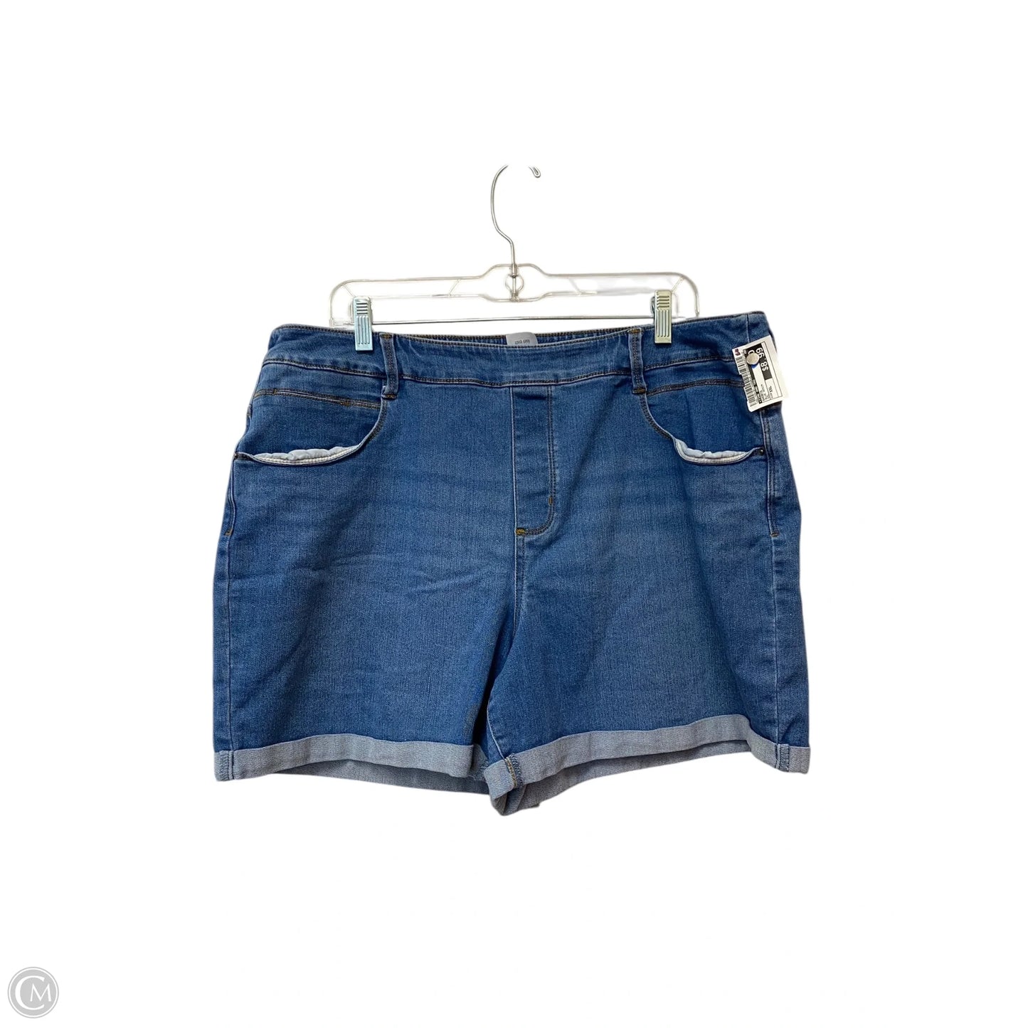 Shorts By Time And Tru In Blue Denim, Size: Xxl