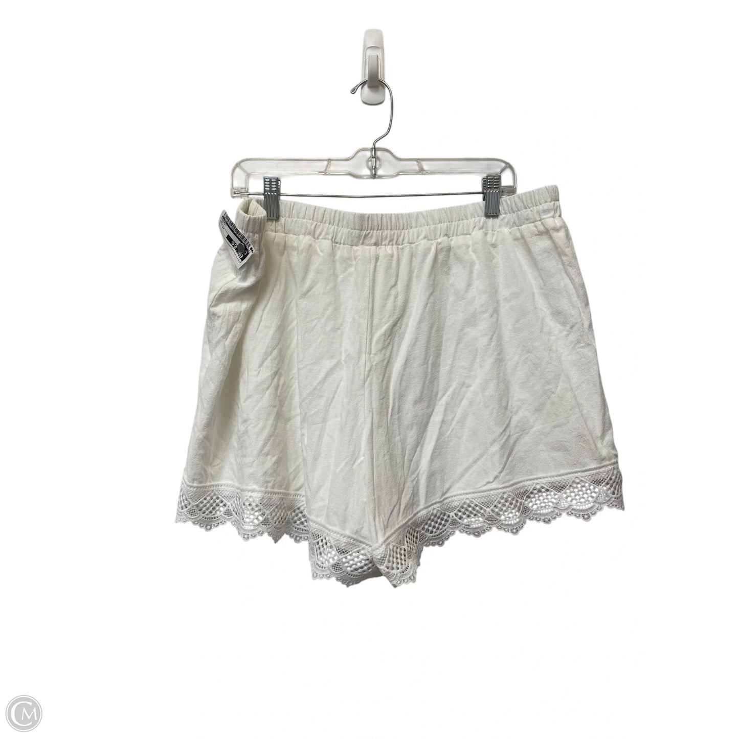 Shorts By Cme In White, Size: 3x