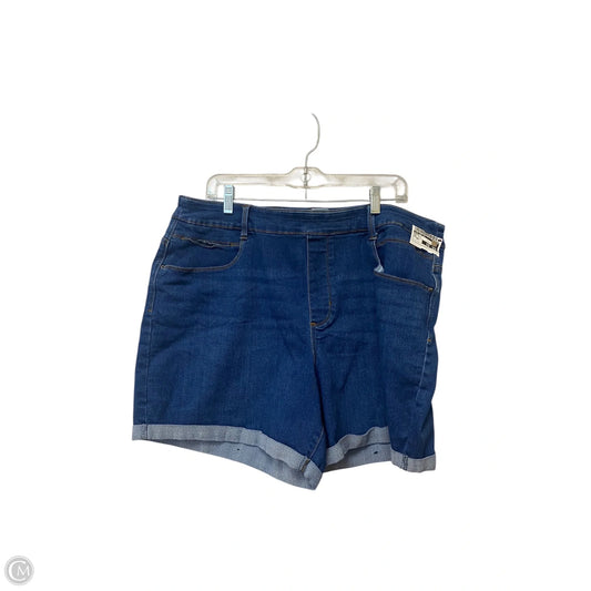 Shorts By Time And Tru In Blue Denim, Size: Xxl