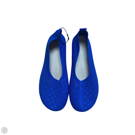 Shoes Flats By Cmf In Blue, Size: 9