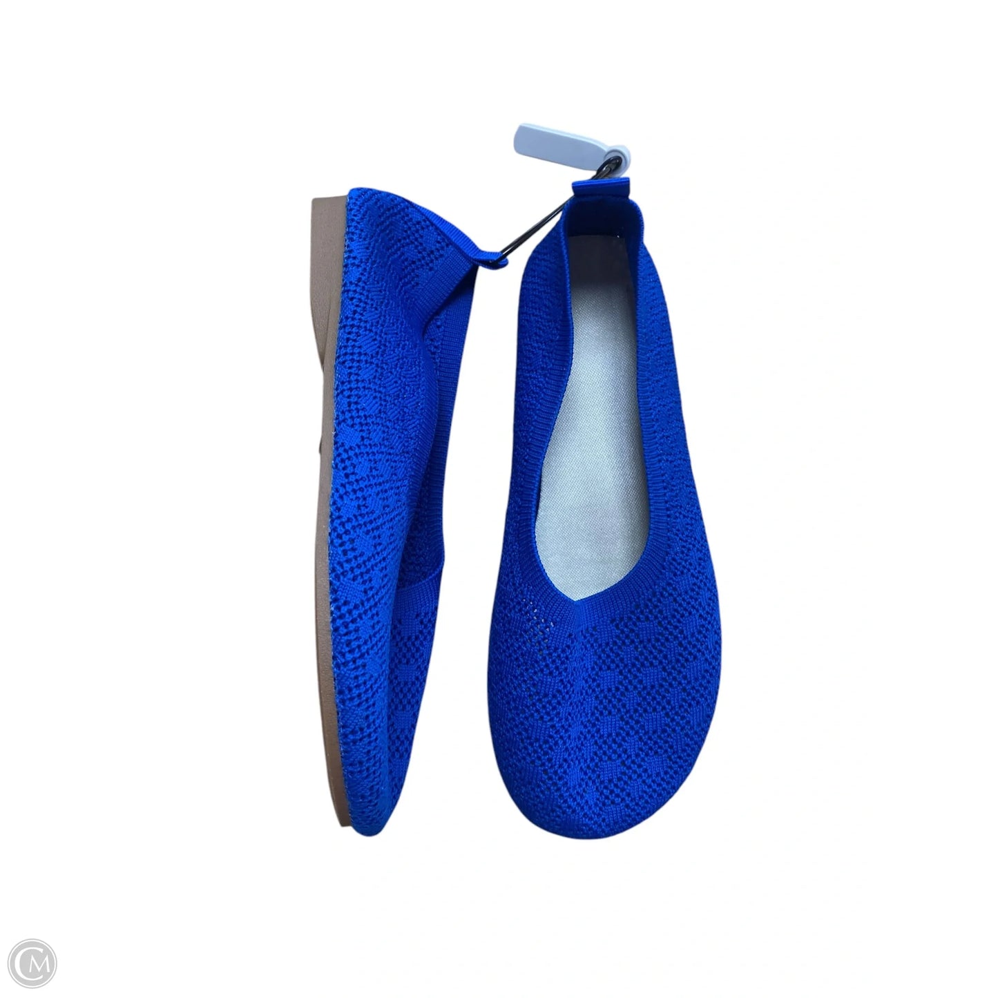 Shoes Flats By Cmf In Blue, Size: 9