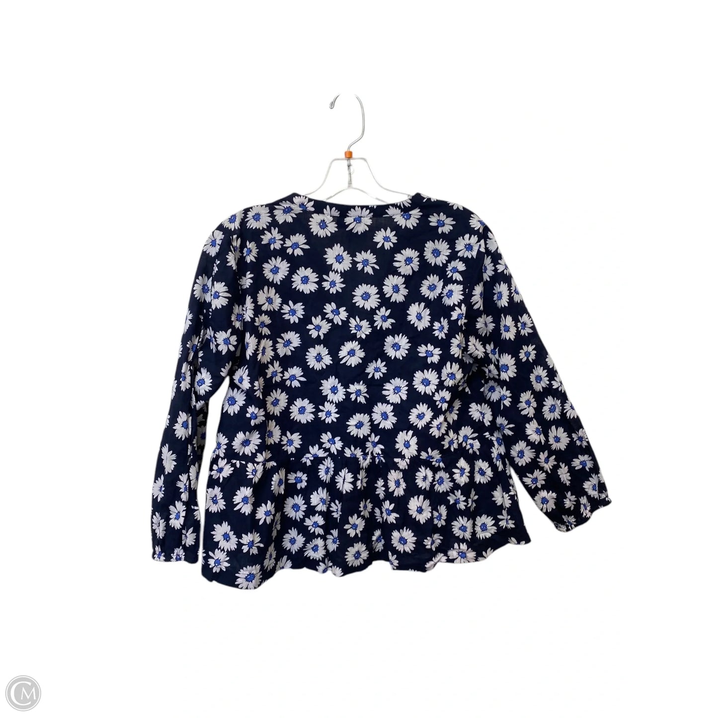 Top Long Sleeve By Gap In Navy, Size: S