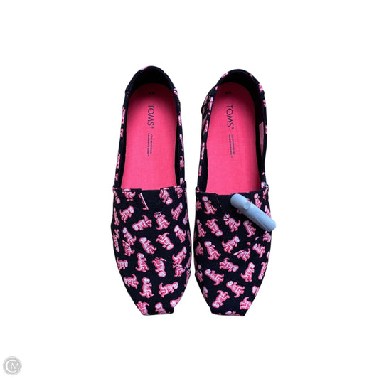 Shoes Flats By Toms In Black, Size: 8