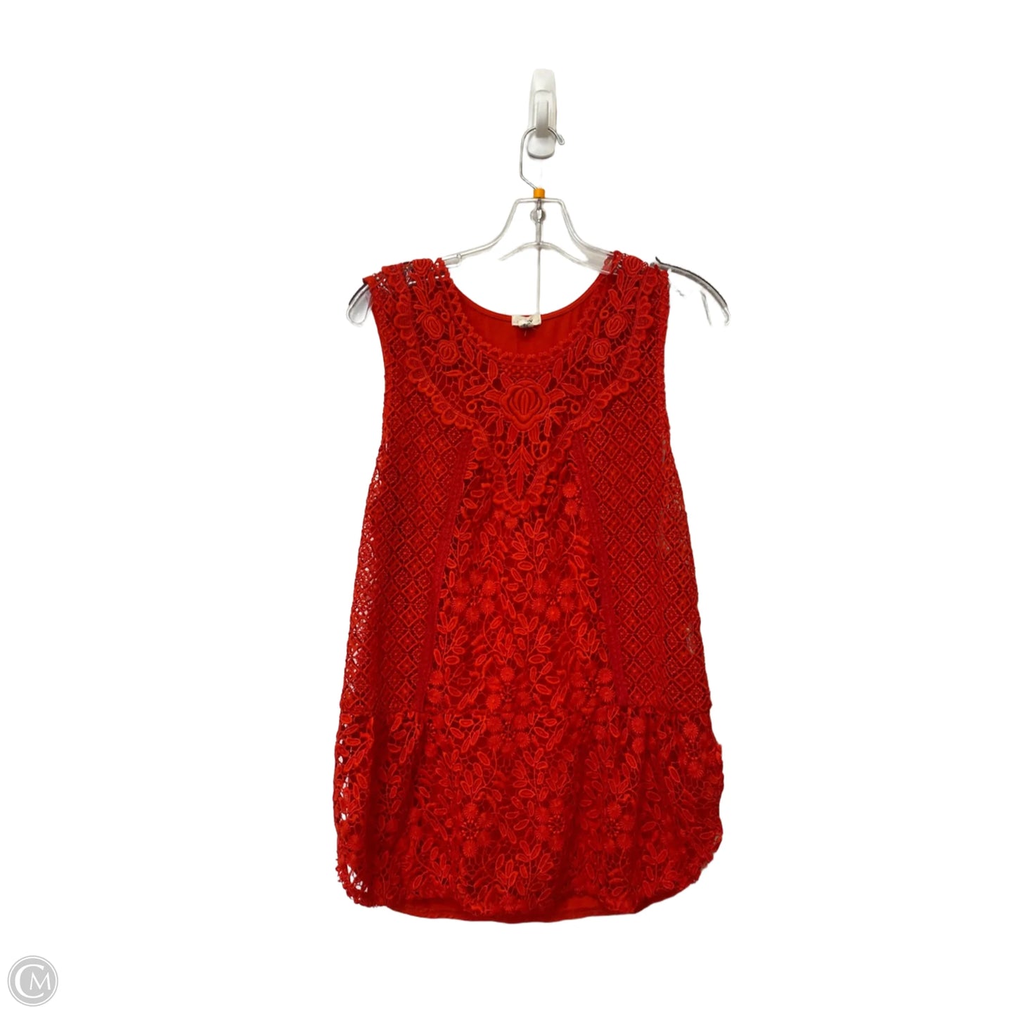Top Sleeveless Basic By Tiny In Red, Size: L