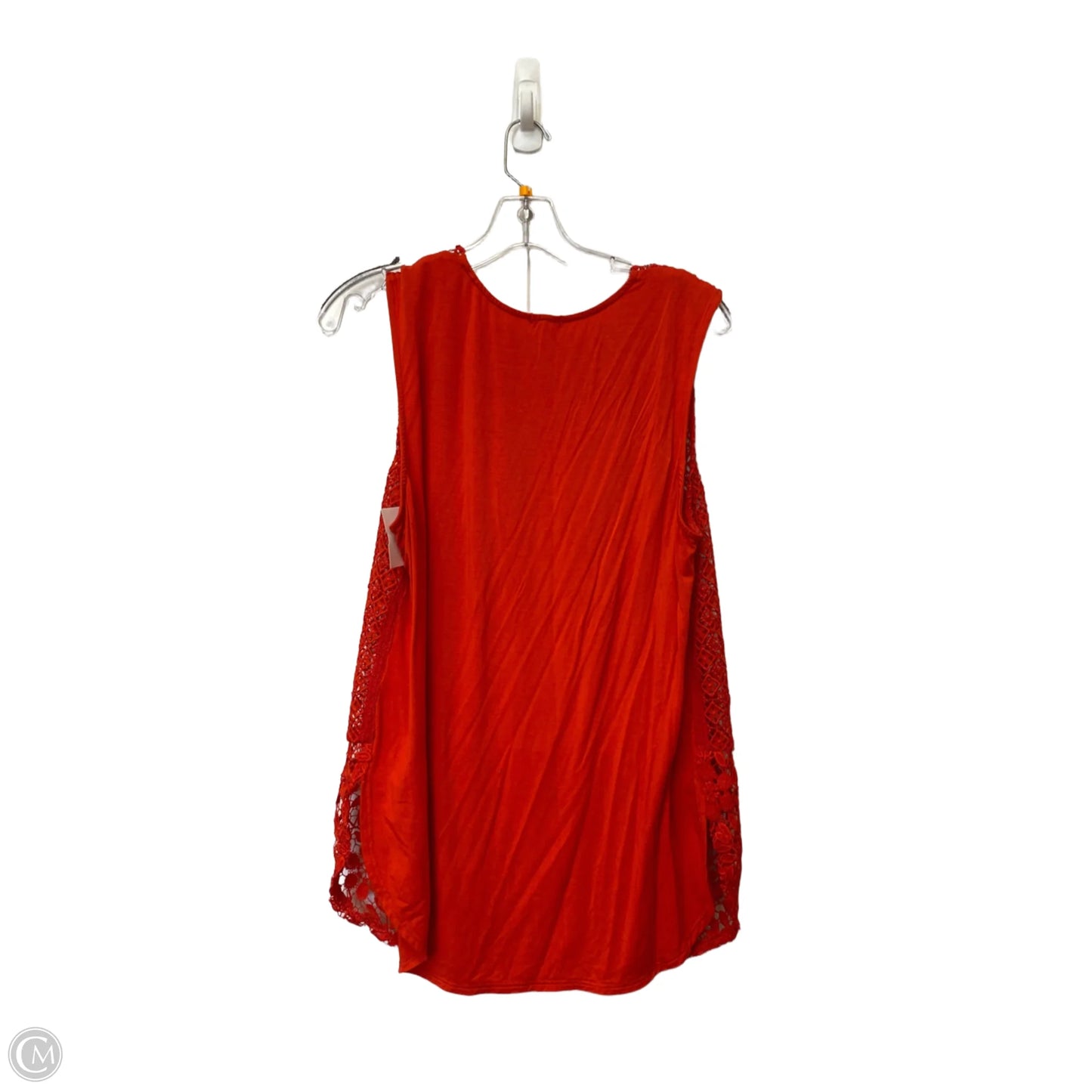 Top Sleeveless Basic By Tiny In Red, Size: L