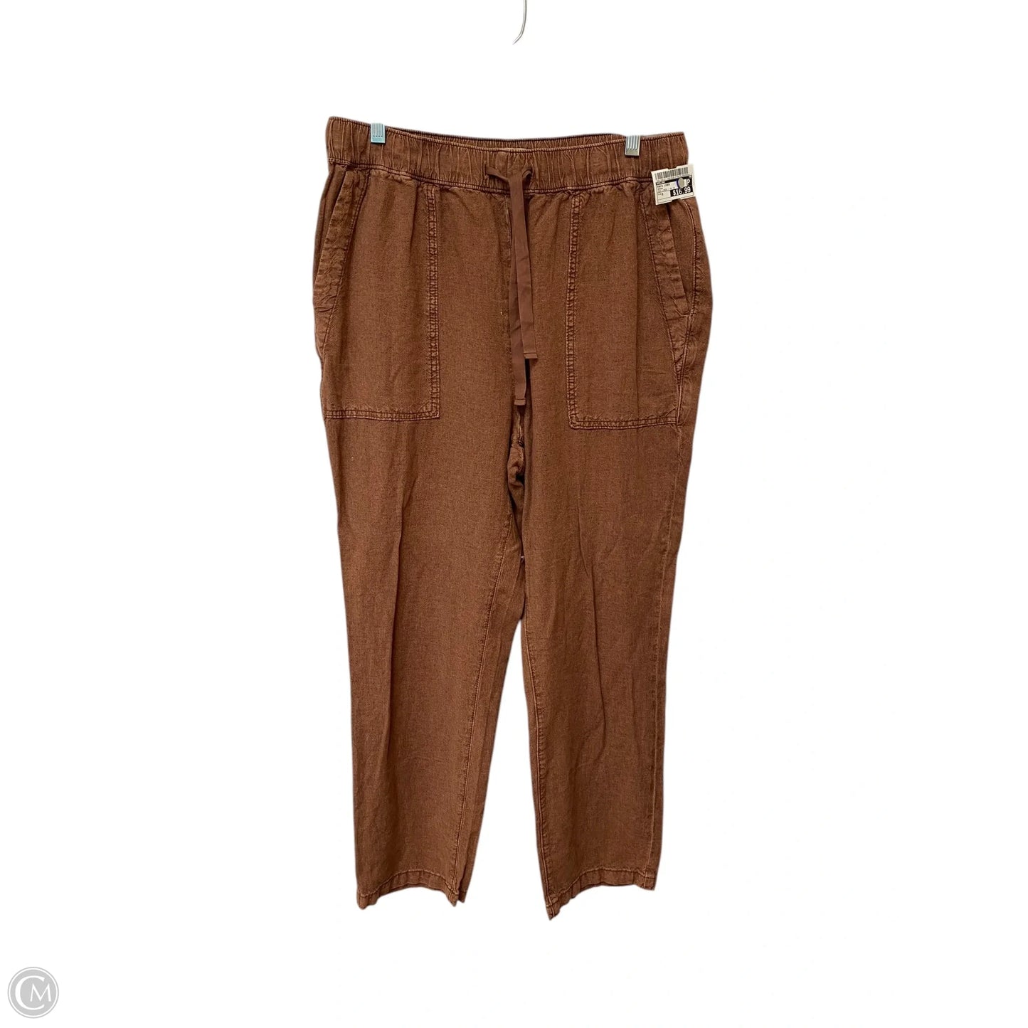 Pants Linen By Pilcro In Brown, Size: M