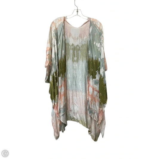 Shawl By Clothes Mentor In Tie Dye Print, Size: Osfm