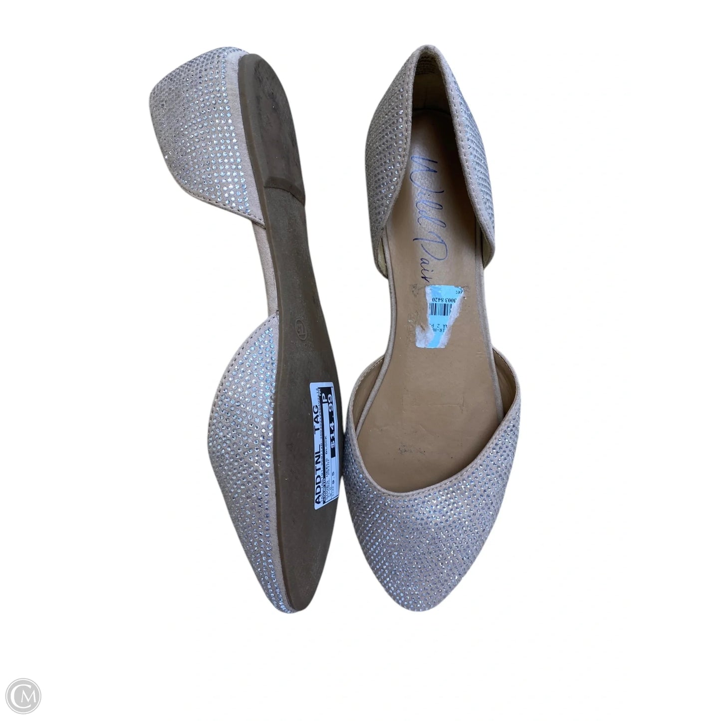 Shoes Flats By Clothes Mentor In Tan, Size: 7.5