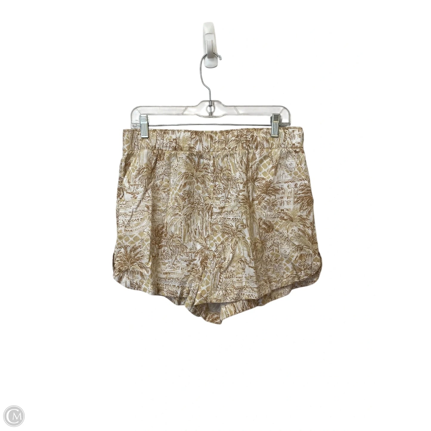 Shorts Designer By Lilly Pulitzer In Tan, Size: L