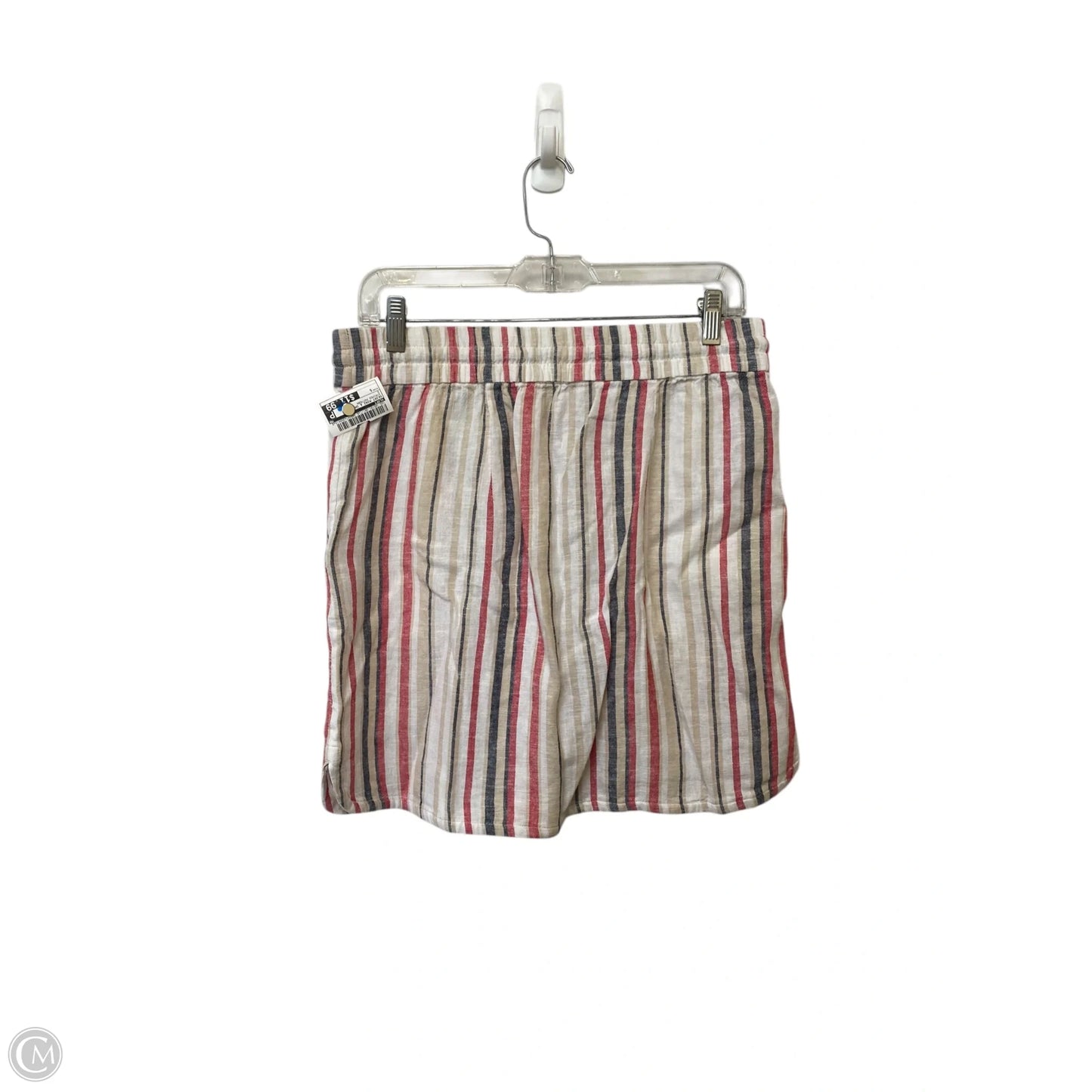 Skirt Mini & Short By Loft In Striped Pattern, Size: S