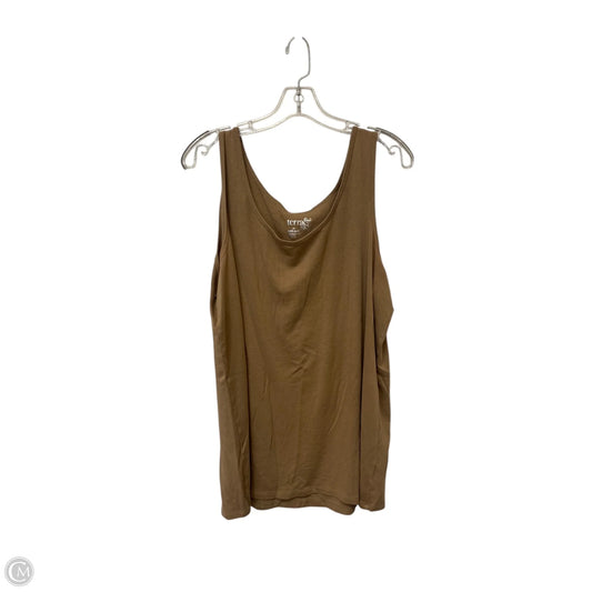 Tank Top By Terra & Sky In Brown, Size: 2x